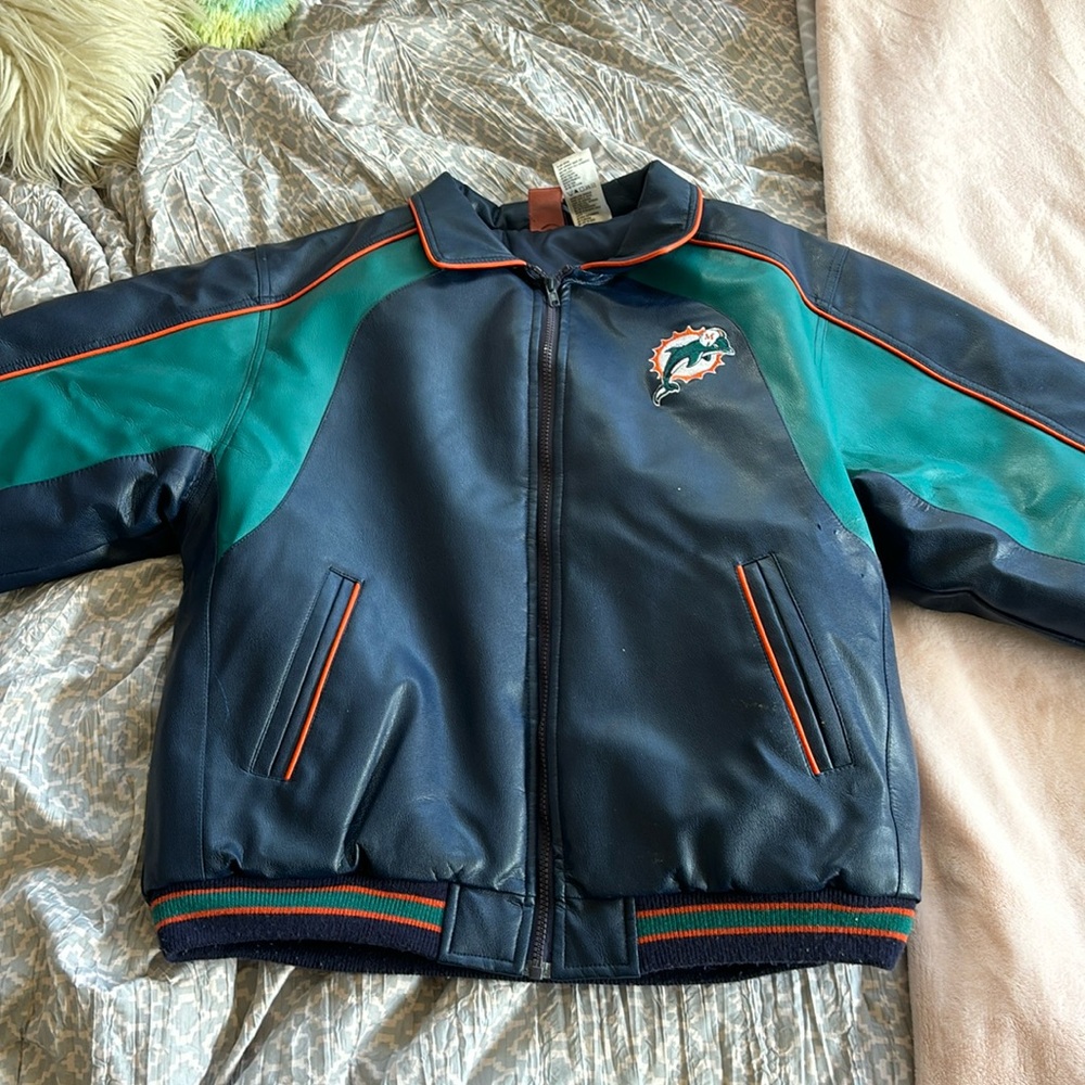 Vintage Miami Dolphins letterman size large